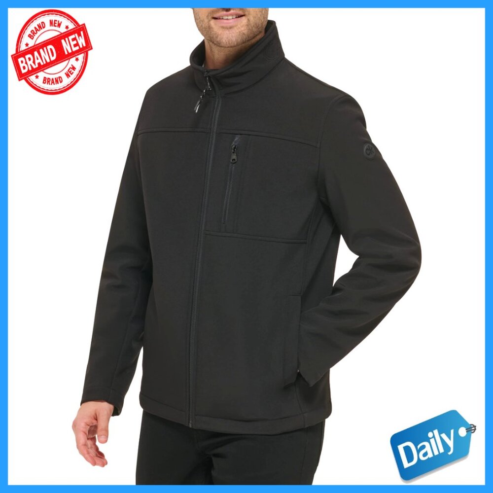 Water Resistant Windbreaker Jacket Softshell Lightweight Stretch Breathable
